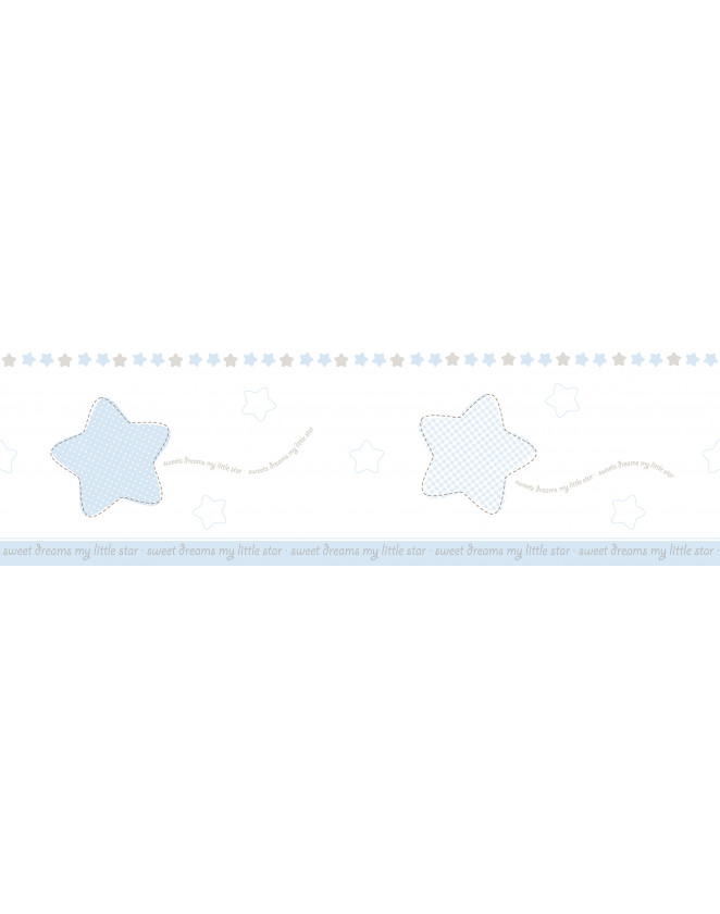 Detská bordúra hviezdičky 102441 - modrá